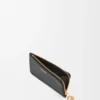 Pebble-Geldbörse aus glänzendem Nappa-Kalbsleder Pebble-Geldbörse aus glänzendem Nappa-Kalbsleder