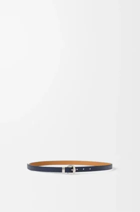 Pebble-Gürtel aus glattem Kalbsleder