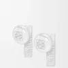 Pebble-Ohrstecker aus Sterlingsilber und Kristallen Pebble-Ohrstecker aus Sterlingsilber und Kristallen
