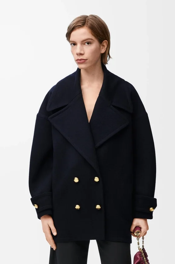 Pebble-Peacoat aus Wolle Pebble-Peacoat aus Wolle