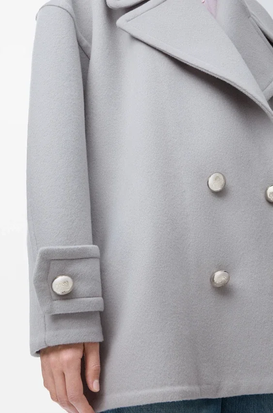 Pebble-Peacoat aus Wolle Pebble-Peacoat aus Wolle