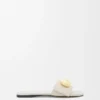 Pebble-Slide aus weichem Kalbsleder Pebble-Slide aus weichem Kalbsleder