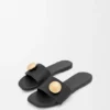 Pebble-Slide aus weichem Kalbsleder Pebble-Slide aus weichem Kalbsleder