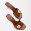 Pebble-Slide aus weichem Kalbsleder Pebble-Slide aus weichem Kalbsleder