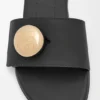 Pebble-Slide aus weichem Kalbsleder Pebble-Slide aus weichem Kalbsleder