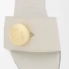 Pebble-Slide aus weichem Kalbsleder Pebble-Slide aus weichem Kalbsleder