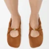 Pebble Soft Ballerina aus Ziegenwildleder Pebble Soft Ballerina aus Ziegenwildleder