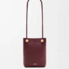 Pebble-Tasche aus glattem Kalbsleder Pebble-Tasche aus glattem Kalbsleder