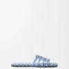 „Petal Anagram“-Pantolette aus besticktem Canvas „Petal Anagram“-Pantolette aus besticktem Canvas