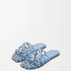 „Petal Anagram“-Pantolette aus besticktem Canvas „Petal Anagram“-Pantolette aus besticktem Canvas