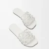 „Petal Anagram“-Pantolette aus Kalbsleder „Petal Anagram“-Pantolette aus Kalbsleder