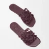 „Petal Anagram“-Pantolette aus Kalbsleder „Petal Anagram“-Pantolette aus Kalbsleder