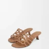 „Petal Anagram“-Pantolette aus weichem Kalbsleder „Petal Anagram“-Pantolette aus weichem Kalbsleder