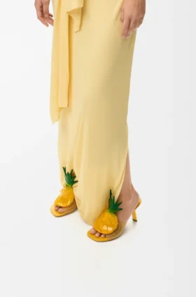 „Petal Pineapple“-Sandale aus PVC