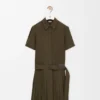 Plisseekleid aus Baumwollmischung Plisseekleid aus Baumwollmischung