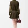 Plisseekleid aus Baumwollmischung Plisseekleid aus Baumwollmischung