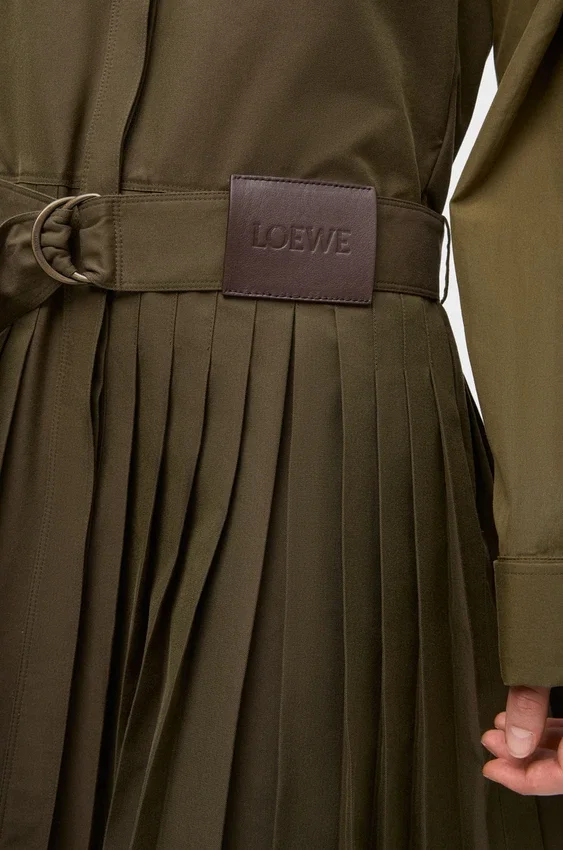 Plisseekleid aus Baumwollmischung Plisseekleid aus Baumwollmischung