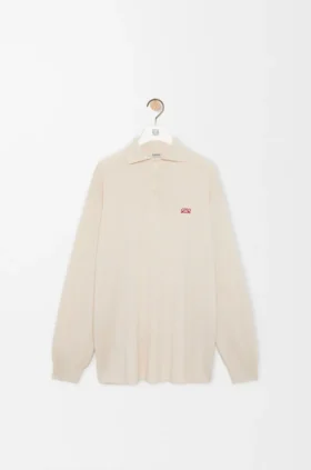 Polo-Pullover aus einer Kaschmir-Seiden-Mischung