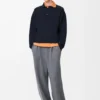 Polo-Pullover aus Wolle Polo-Pullover aus Wolle