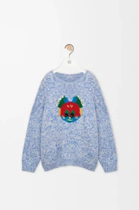 Pullover aus einer Woll-Mohair-Mischung