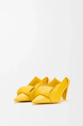 Pumps „Origami Con“ mit Klappe hinten aus Lammleder