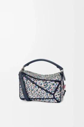 Puzzle 10 Confetti-Tasche aus klassischem Kalbsleder Puzzle 10 Confetti-Tasche aus klassischem Kalbsleder