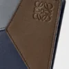Puzzle-Kartenetui (zweifach gefaltet) aus klassischem Kalbsleder