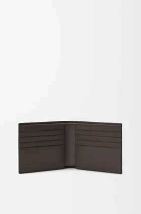 Puzzle-Portemonnaie im Zweifach-Format aus geschmeidigem, genarbtem Kalbsleder