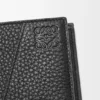 Puzzle-Portemonnaie im Zweifach-Format aus geschmeidigem, genarbtem Kalbsleder
