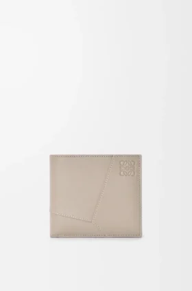 Puzzle-Portemonnaie zum Aufklappen aus klassischem Kalbsleder