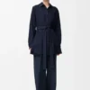 Seidenbluse mit Gürtel Seidenbluse mit Gürtel