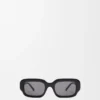 Rechteckige, schmale Sonnenbrille Rechteckige, schmale Sonnenbrille