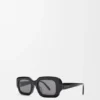Rechteckige, schmale Sonnenbrille Rechteckige, schmale Sonnenbrille