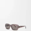 Rechteckige, schmale Sonnenbrille Rechteckige, schmale Sonnenbrille