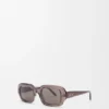 Rechteckige, schmale Sonnenbrille Rechteckige, schmale Sonnenbrille