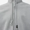 Reißverschlussjacke aus Lammveloursleder