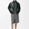 Reißverschlussjacke aus Nappa-Lammleder Reißverschlussjacke aus Nappa-Lammleder