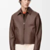Reißverschlussjacke aus Nappa-Lammleder Reißverschlussjacke aus Nappa-Lammleder