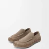 Rio-Loafer aus Wildleder und Raffia
