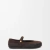 Rio Mary-Jane aus Wildleder und Raffia Rio Mary-Jane aus Wildleder und Raffia