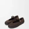 Rio Mary-Jane aus Wildleder und Raffia Rio Mary-Jane aus Wildleder und Raffia