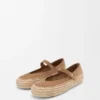 Rio Mary-Jane aus Wildleder und Raffia Rio Mary-Jane aus Wildleder und Raffia