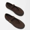 Rio Mary-Jane aus Wildleder und Raffia Rio Mary-Jane aus Wildleder und Raffia