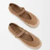 Rio Mary-Jane aus Wildleder und Raffia Rio Mary-Jane aus Wildleder und Raffia