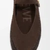 Rio Mary-Jane aus Wildleder und Raffia Rio Mary-Jane aus Wildleder und Raffia