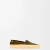Rio-Slipper aus Wildleder und Raffia Rio-Slipper aus Wildleder und Raffia