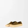 Rio-Slipper aus Wildleder und Raffia Rio-Slipper aus Wildleder und Raffia