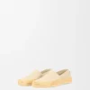 Rio-Slipper aus Wildleder und Raffia Rio-Slipper aus Wildleder und Raffia