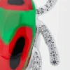 Scarabeo-Brosche aus Sterlingsilber und Emaille Scarabeo-Brosche aus Sterlingsilber und Emaille
