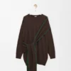 Schal-Kleid aus Wolle Schal-Kleid aus Wolle